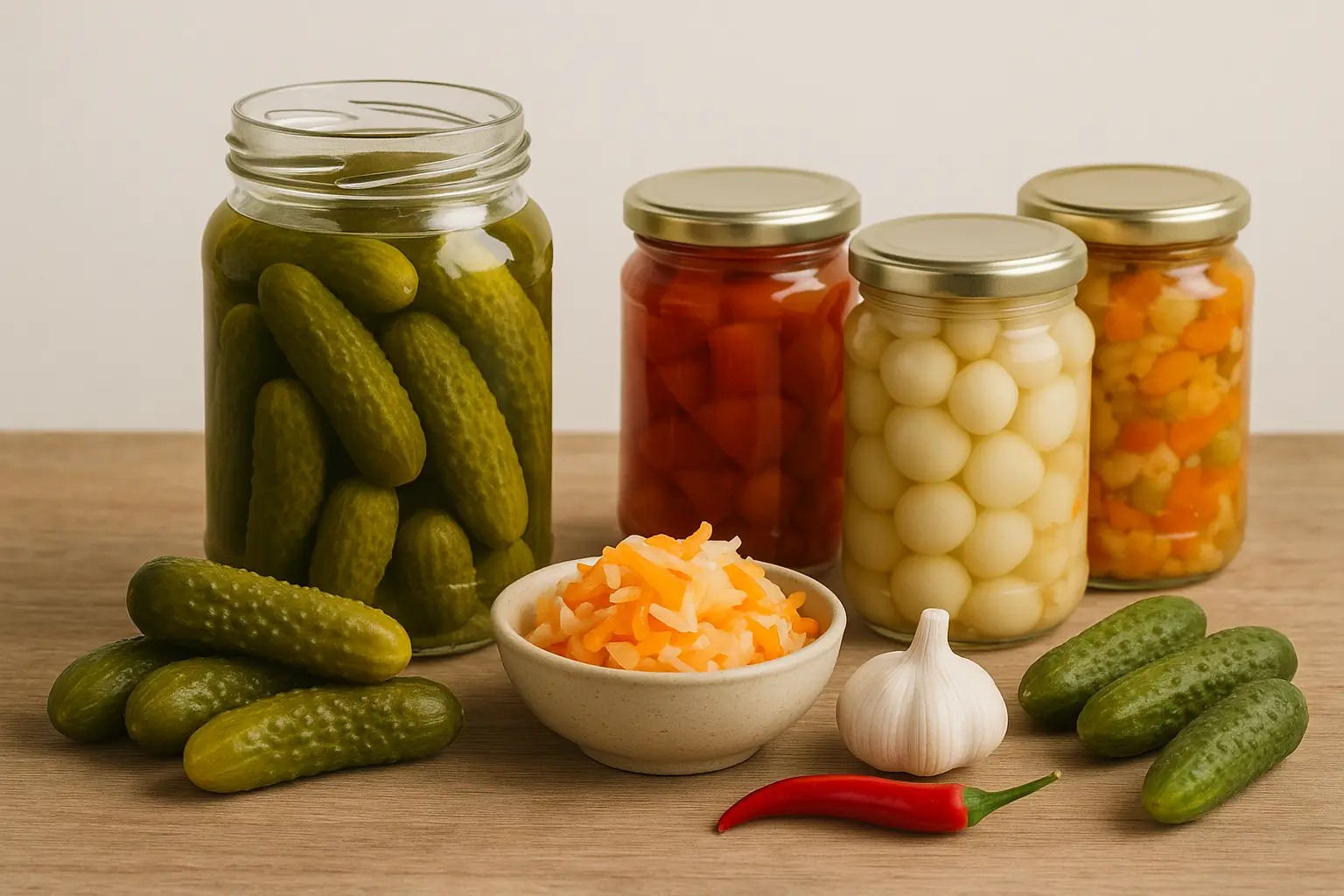 انواع خیارشور و ترشیجات تازه کوکونات برای خرید آنلاین در پرند